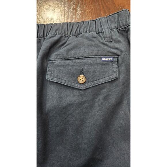 Chubbies‎ Chino Shorts Men Sz XL Regular Fit Navy Elastic Flat Front 7" NWT - Picture 8 of 11